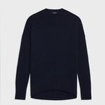 Theory Crewneck Navy Blue Sweater (Size S) Photo 0