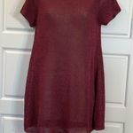 Eileen Fisher  Linen Stretch Scoop Neck Short Sleeve Tunic Sweater XS Photo 0