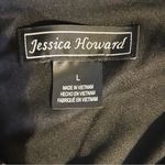 Jessica Howard Black and Red Plaid Long Sleeve Dress Photo 3