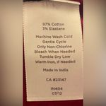 Talbots - Black and red cheetah print button down shirt Size 8P Photo 6