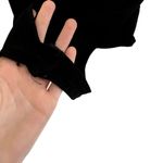 Le lis Collection black and cream corset body suit long sleeves knit material Photo 5