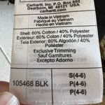 Carhartt  Force Relaxed Fit Lightweight Sweatshirt‎ Black Size Small Photo 6