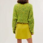 Free People New! Women’s Stardust Pullover Lemon Lime Green Combo, size S Photo 1