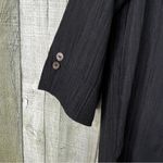 White Stag Size S(4-6) Black Button Front 3/4 Notched Sleeves w/Collar Photo 2