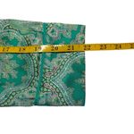 J Crew Collection Drapey Button Top & Pull On Crop Pants Ratti Pendant Paisley S Green Photo 13