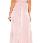 Revolve‎ resa Lindsay dress pink satin wrap maxi Size M Photo 1