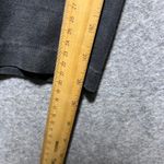 Caslon  Linen Drawstring Waist Straight Leg Pants Charcoal Gray Size S Pull On Photo 2