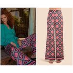 Trina Turk ππ Bay Pant ~ Brookhaven Blocks Satin Georgette 8 NWT Photo 1