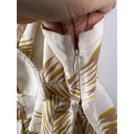 Billabong  x Sincerely Jules Jumpsuit Size M Palm Leaf Tie Front Wide Leg Boho Be Photo 6