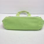 Tianni Beachy Handbag Pink Green Tote Bag Palm Trees Dog Girl On Bike Zip Top Photo 4