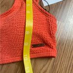 Zyia  size medium new muted peach ribbed Bikini Set orange two piece vaca travel Photo 10