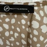 PRETTYGARDEN Brown Polka Dot Wrap Romper Photo 2