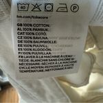 H&M  High Waist Wide Leg Whit Jeans size 12 cream Photo 6