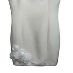 Elliatt  Trompe Floral Appliqué Mini Dress In Ivory Photo 7