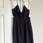 Fame and Partners  Black Midi Dress Photo 4