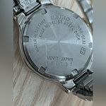 Seiko Ladies Watch Round White Dial Two-Tone Stretch Bracelet Day Date Windows Photo 11