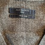 ALLSAINTS Gray Tricot V-Neck Sweater Dress S Photo 9