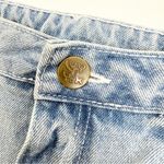 Lucy & Yak Drew Cropped Straight Leg Denim Jeans Light Blue Wash Mid High Rise Size 28 Photo 9