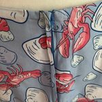 Vineyard Vines  Lobster Print Cotton Skirt in Pink and Blue Sz 6 Photo 4