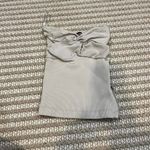 Goldsign Ribbed Twist Front Tube Top White Size XS Photo 2