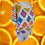 Handmade Hand‎ Made Granny Square Patchwork Sweater Photo 1