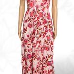 Sincerely Jules Strapless Halter Floral Maxi Dress – Size S NWOT Boho Summer Pink Photo 0