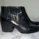 1. State Womens Black Leather Ankle Women’s Boots 7.5 Slip On Photo 1