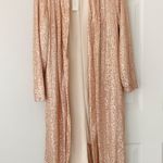 Anthropologie NWT Mare Mare Sequin Duster in Rose Color, Size S Photo 5