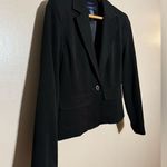 Jones Wear SALE! Black Basic Suit Jacket Size 6P EUC Photo 2