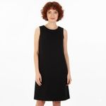 Ming Wang NWT Sleeveless Tank Sheath in Black Wrinkle Resistant Knit Dress PL Photo 5