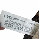 ZARA Basic Lace Cheetah Top Button Down Small Long Sleeve Animal Print Blouse Photo 5