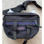 Jansport Vintage 90s  Fanny Pack Purple Waist Hiking Belt Bag + 2 Bottle Holders Photo 1
