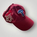 47 Brand Vintage Philadelphia Phillies Distressed Red Baseball Hat Adjustable Photo 0