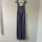 Halara Pockets Waffle Casual Overalls Wide Leg Mellow Purple NWT M Tall Photo 1