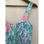 Lilly Pulitzer  Sabrinah Midi Maxi Dress Coral Bay Multi $248 EUC Sleeveless 2 Photo 6