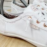 Bobs by Skechers B Cute Raw Edge Slip On Lace Up Sneakers White Size 6.5 Photo 6
