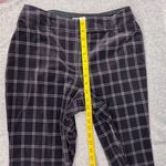 Valerie Stevens Women's Velvet Plaid Straight-Leg Pants Size 10 Petites Photo 8
