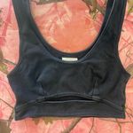 Aritzia wilfred free black cut out sports bra Photo 2
