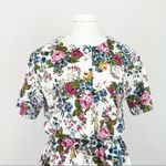Vintage Floral Romper in White | Size M Size M Photo 1