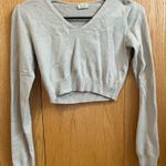 John Galt  green v neck cropped longsleeve Photo 1