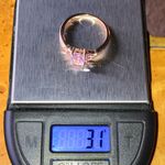 Rose de France Amethyst Sterling Silver Ring Size 10 Photo 8