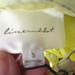 Line and Dot Lime Green Sequin Gown Spaghetti Strap Evening Dress Formal Party Photo 14