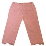 Time & Tru  Women Boyfriend Pink Jeans Shark Bite Hem Mid Rise Plus Sz 20W New #‎ Photo 3