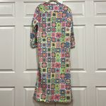 VILAGALLO Amina Dress Womens Multicolor Patchwork Size Large Photo 1