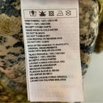 Ba&sh Sym Animal Print Ruffle Mini Dress Ochre Sz XS Photo 5