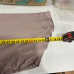 Soma Women's Satin Long Sleeve Button Up Sleep Shirt in Silver Taupe Large Photo 4