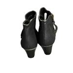 Charlotte Russe  Women's Black High Heel Round Toe Zip Closure Ankle Boots Size 9 Photo 6