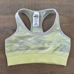 Gymshark workout yellow gray sports bra Photo 0
