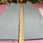 ZARA Women’s Fleece Drawstring Midi Skirt Sage Green Size Large NEW Photo 12
