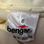 Benger Women's Yellow Long Sleeve 1/4 Zip High Neck Sweatshirt Sweater Top Sz 6 Photo 3